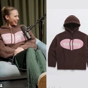 Brown mad happy sweater 😍🤎